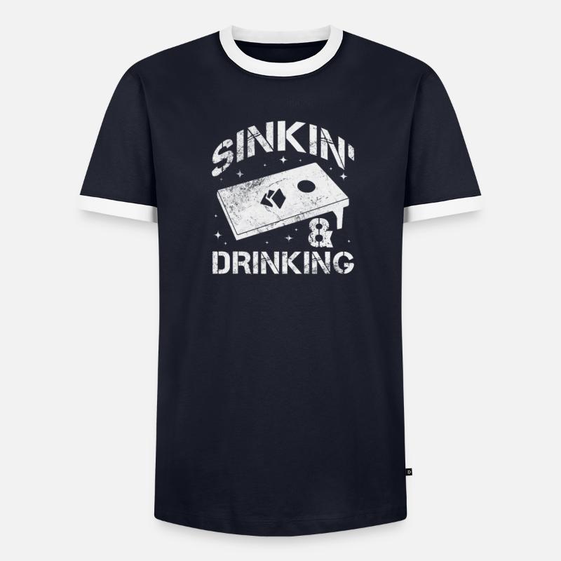 Cornhole - Men's Ringer Shirt - undefined