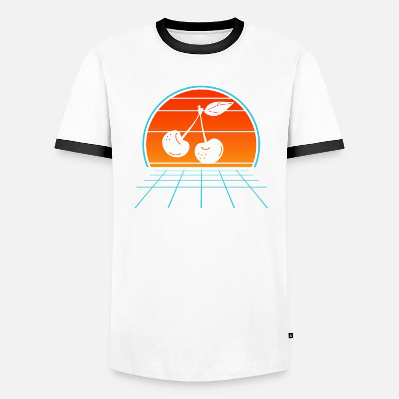 Cherry Cherry Tree Cherry Blossom Fruit Gift Men's Ringer Shirt