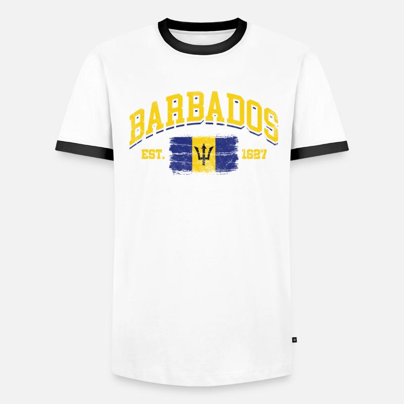 Barbade T-shirt contrasté Homme