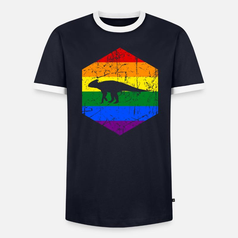 Pride Tsintaosaurus T-shirt contrasté Homme