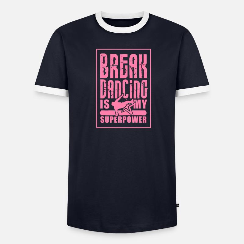 Breakdancer T-shirt contrasté Homme