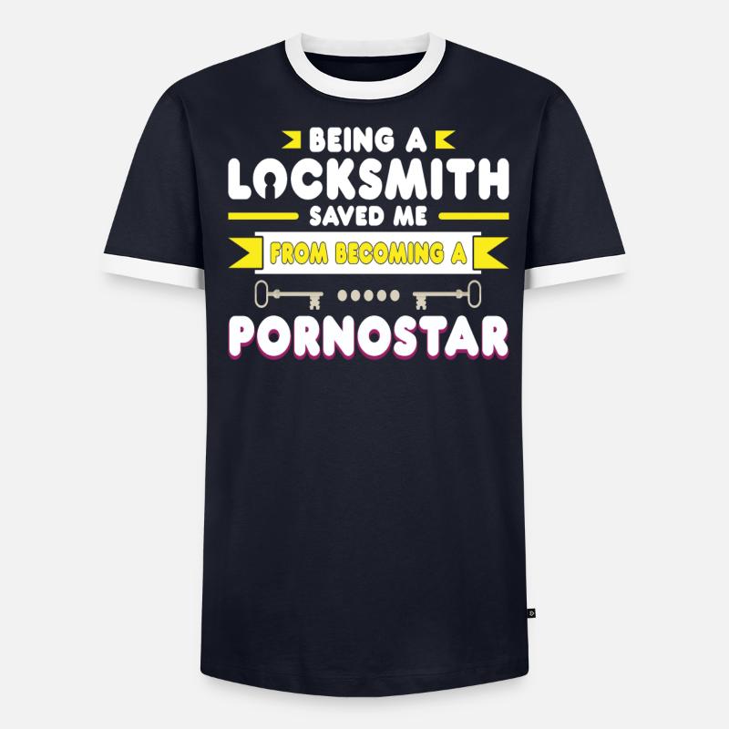 Locksmith security technology - Men's Ringer Shirt - undefined