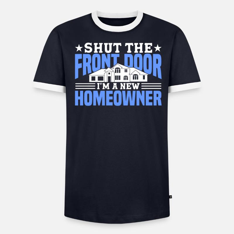 Hausbesitzer Eigentümer Geschenk Hauseigentümer - Männer Kontrast-T-Shirt - undefined