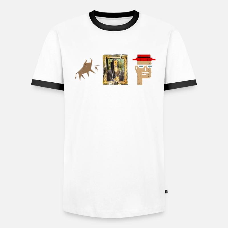 Conceptions drôles de NFT Crypto NFT Art T-shirt contrasté Homme