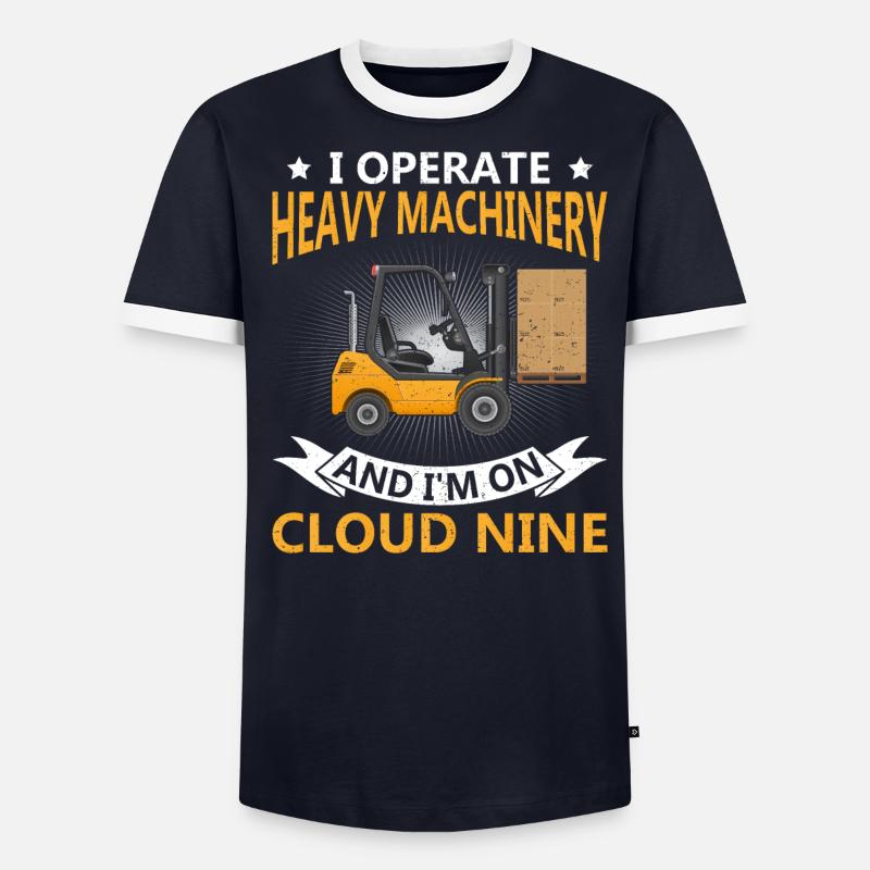 Gabelstaplerfahrer Gabelstapler Staplerfahrer - Männer Kontrast-T-Shirt - undefined