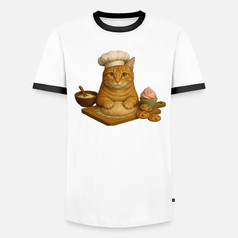 Cuisson pour chats T-shirt contrasté Homme
