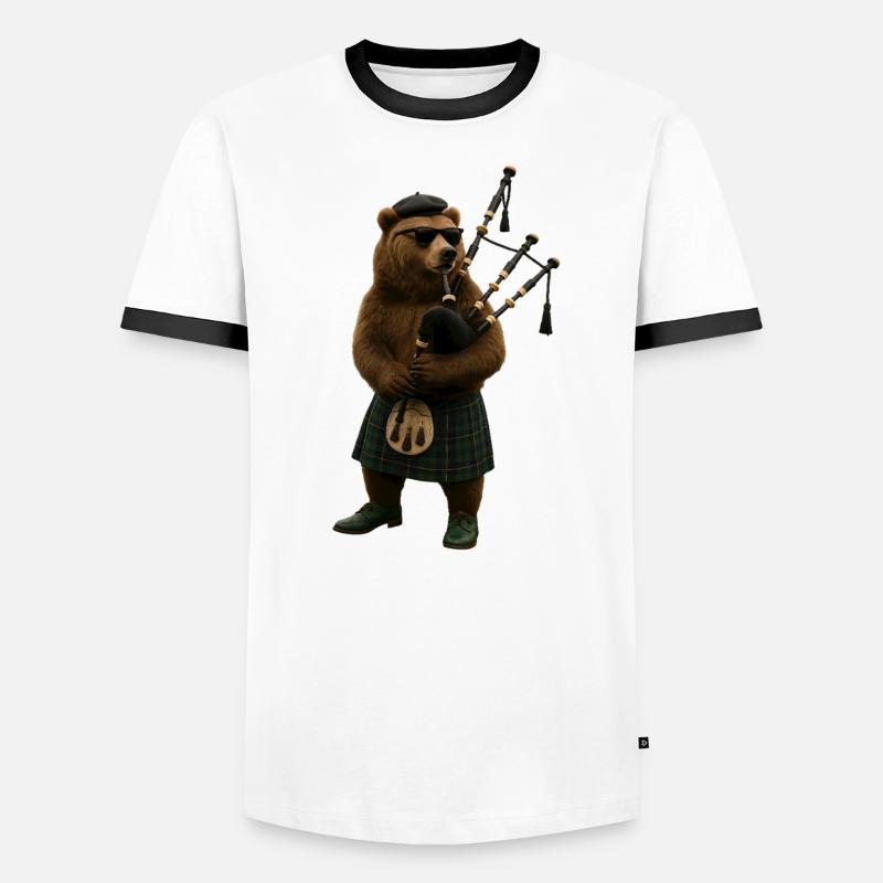 Cornemuse d’ours T-shirt contrasté Homme
