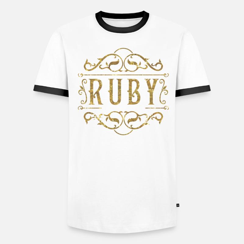 Ruby gold Men's Ringer Shirt