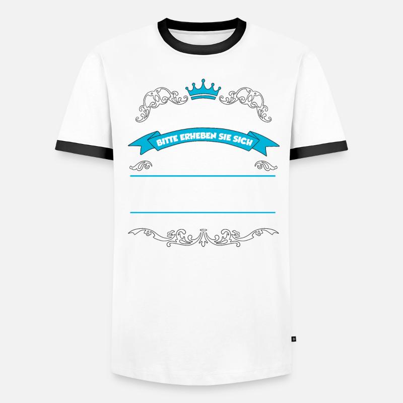 Marcel Name Design Männer Kontrast-T-Shirt
