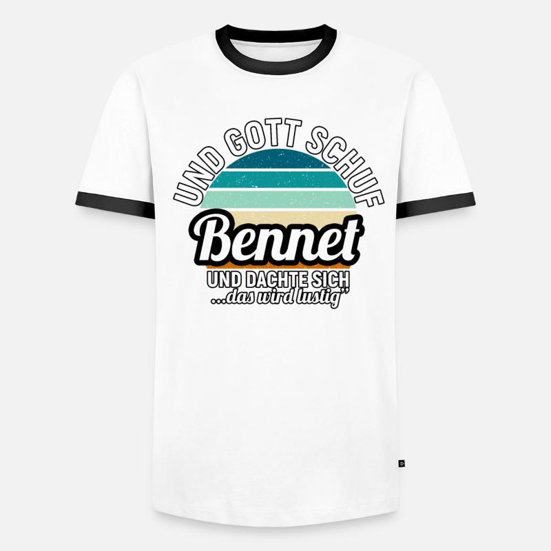 Bernd Männer Kontrast-T-Shirt