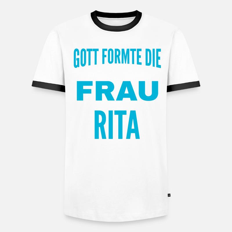 Conception du nom de Rita T-shirt contrasté Homme