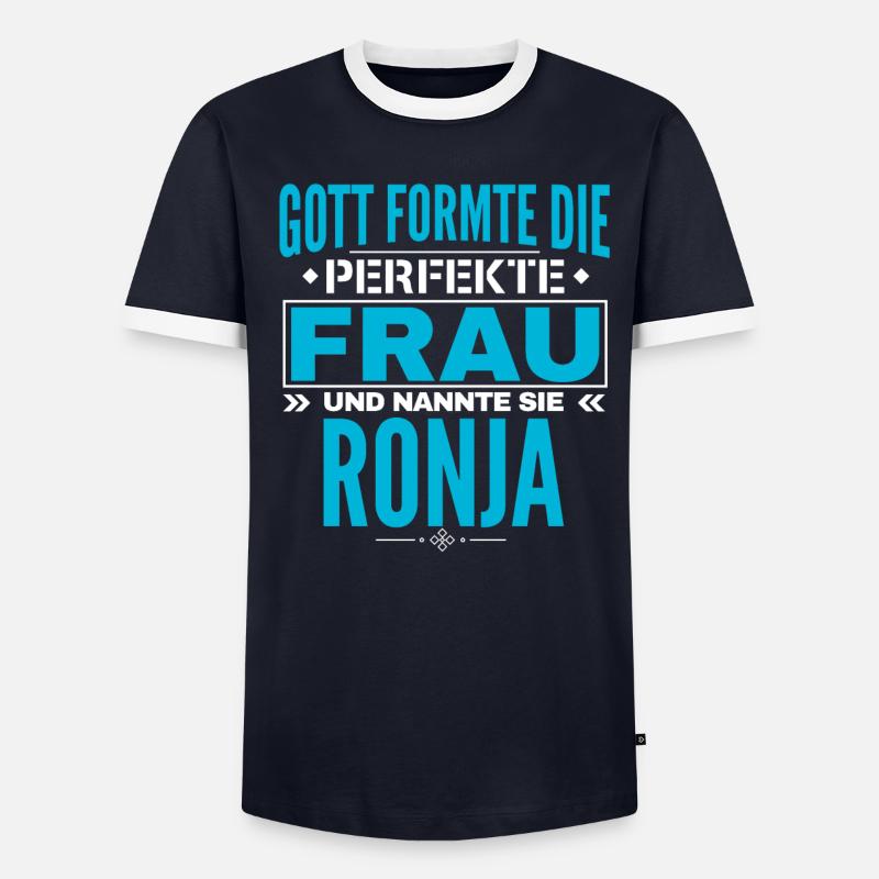 Conception du nom Ronja T-shirt contrasté Homme