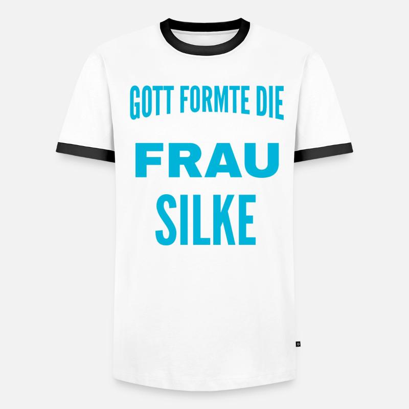 Conception de nom Silke T-shirt contrasté Homme