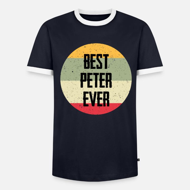 Best Peter Ever Men's Ringer Shirt