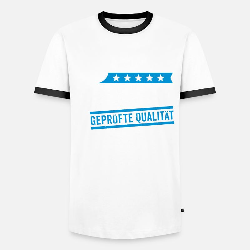 5Sterne Controller Männer Kontrast-T-Shirt