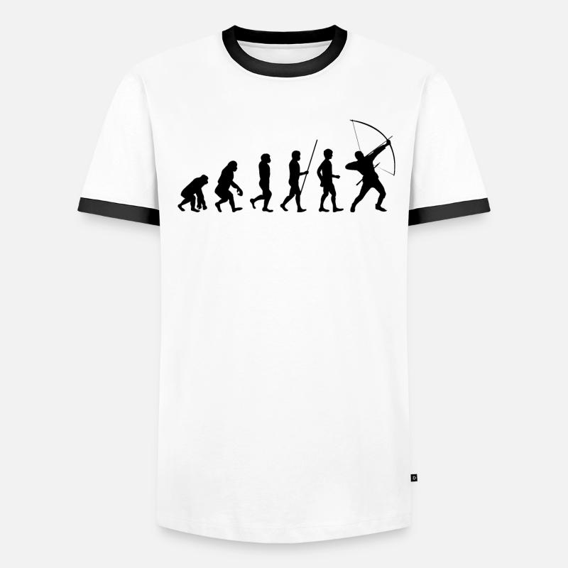 Archer Bow Sagittarius Evolution noir T-shirt contrasté Homme
