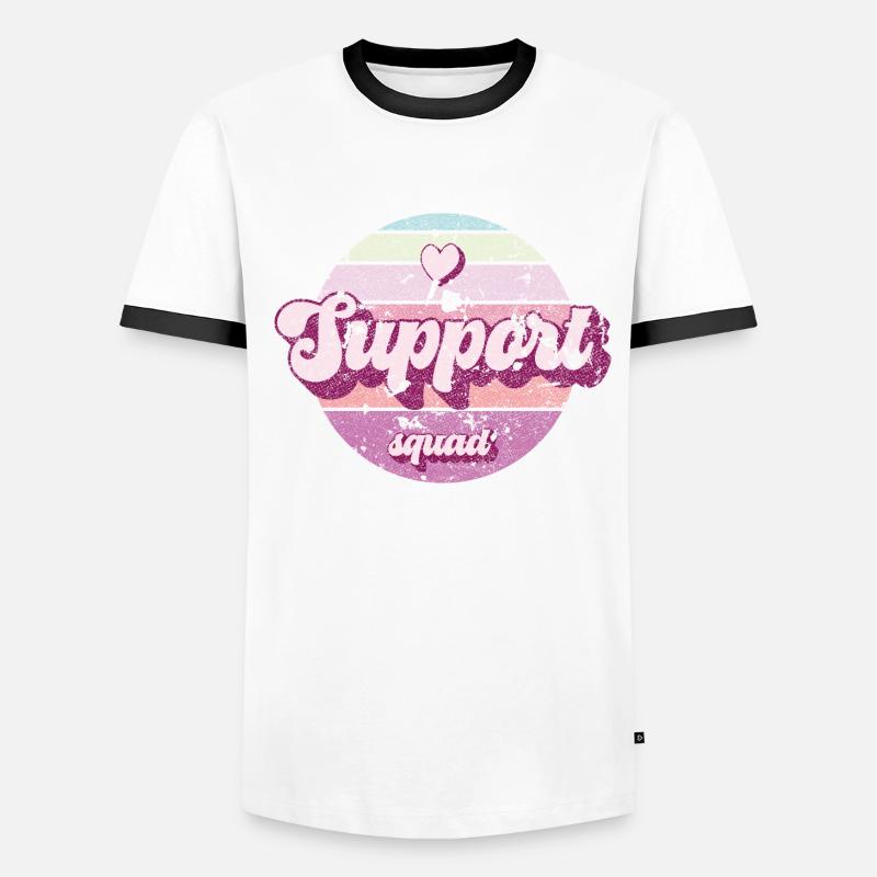 Support squad. Men's Ringer Shirt