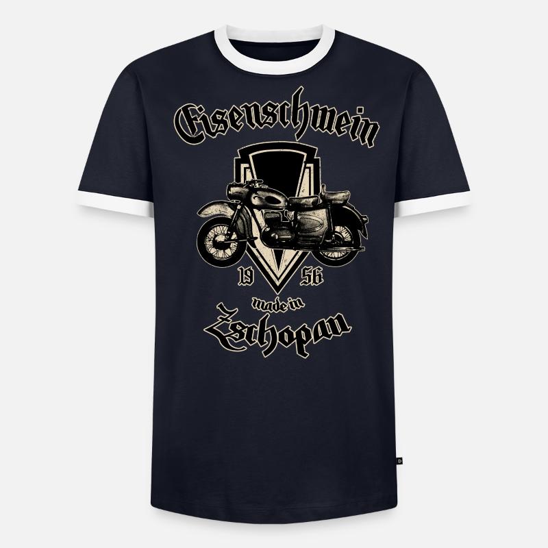 ES 250 Eisenschwein Männer Kontrast-T-Shirt