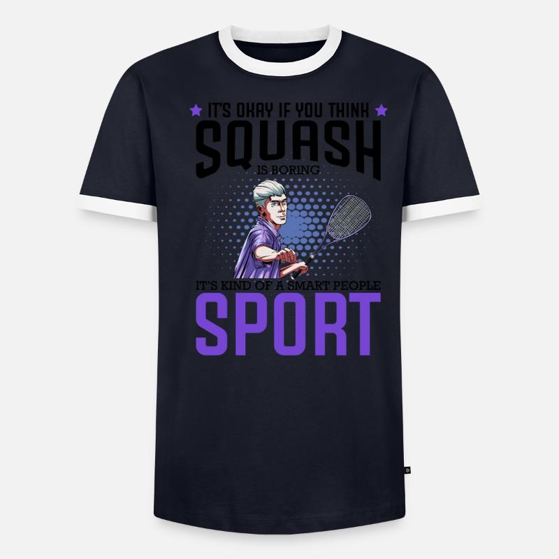 squash T-shirt contrasté Homme