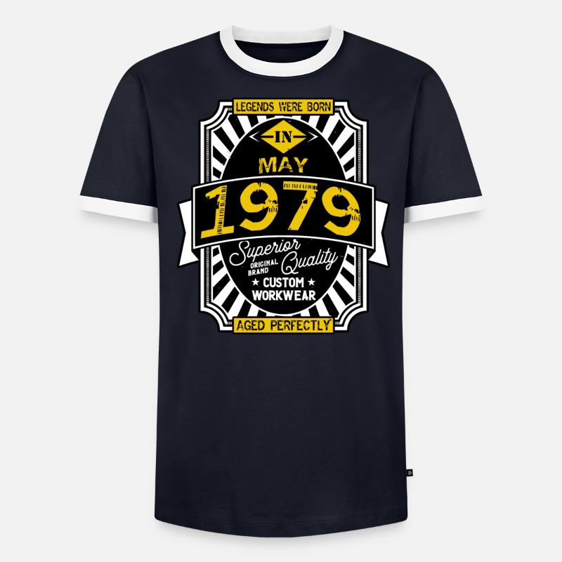 1979 MAY T-shirt contrasté Homme