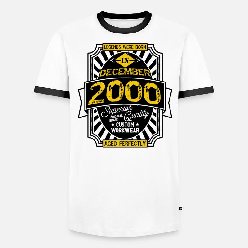 2000 DECEMBER Men's Ringer Shirt