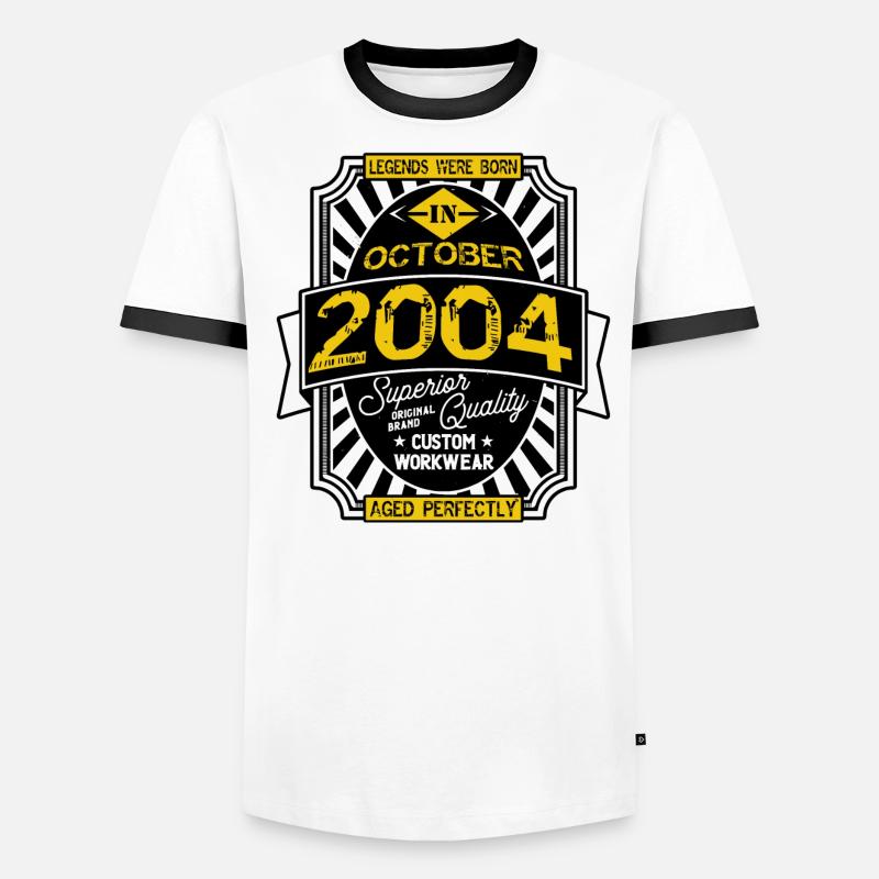 2004 OCTOBER Men's Ringer Shirt