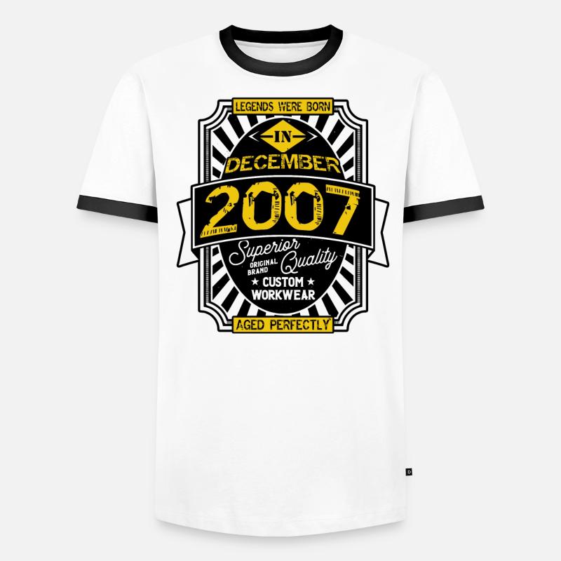 2007 DECEMBER Men's Ringer Shirt