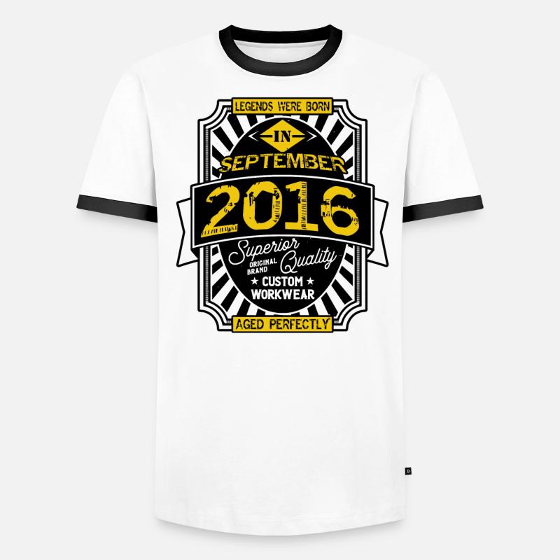 2016 SEPTEMBER Men's Ringer Shirt
