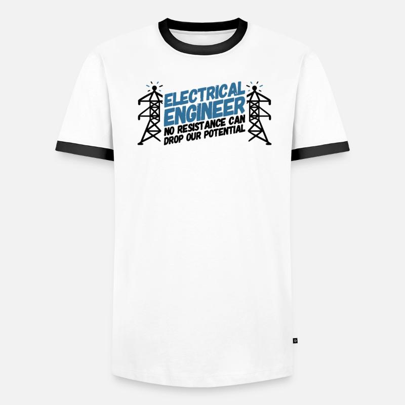 ELECTRICAL ENGINEER: Electrical Engineer Potential Männer Kontrast-T-Shirt