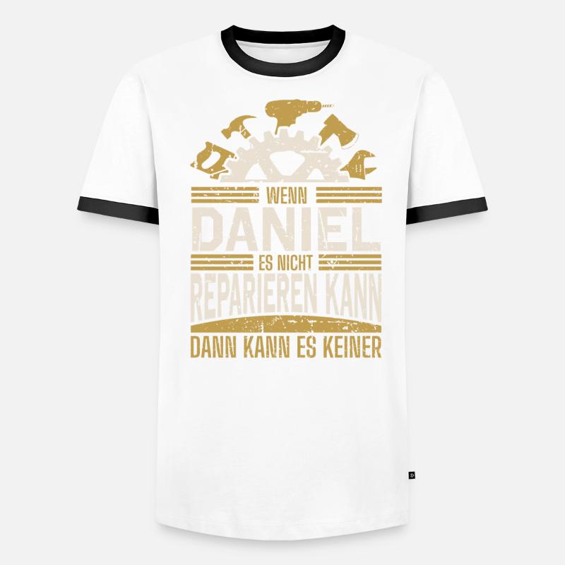 Daniel Name Geschenk Geburtstag Männer Kontrast-T-Shirt