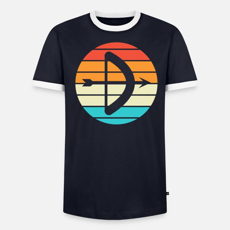 Bogen Schießen Geschenk Spruch Bogenschießen - Männer Kontrast-T-Shirt - undefined