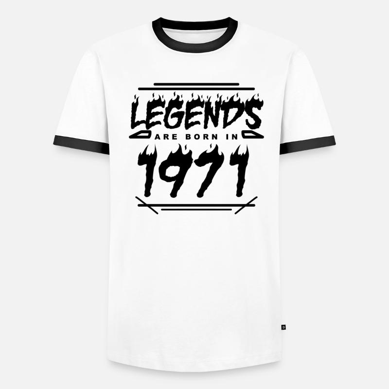 1971 - Born 1971 - Built in 1971 Men's Ringer Shirt