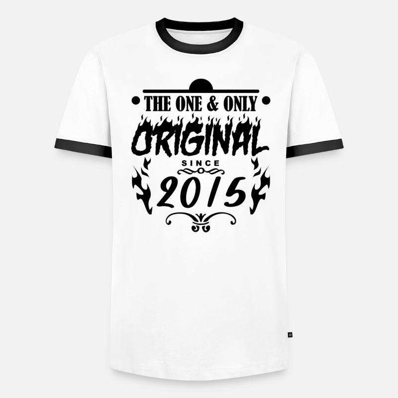 2015 - Année de construction 2015 - Année 2015 T-shirt contrasté Homme