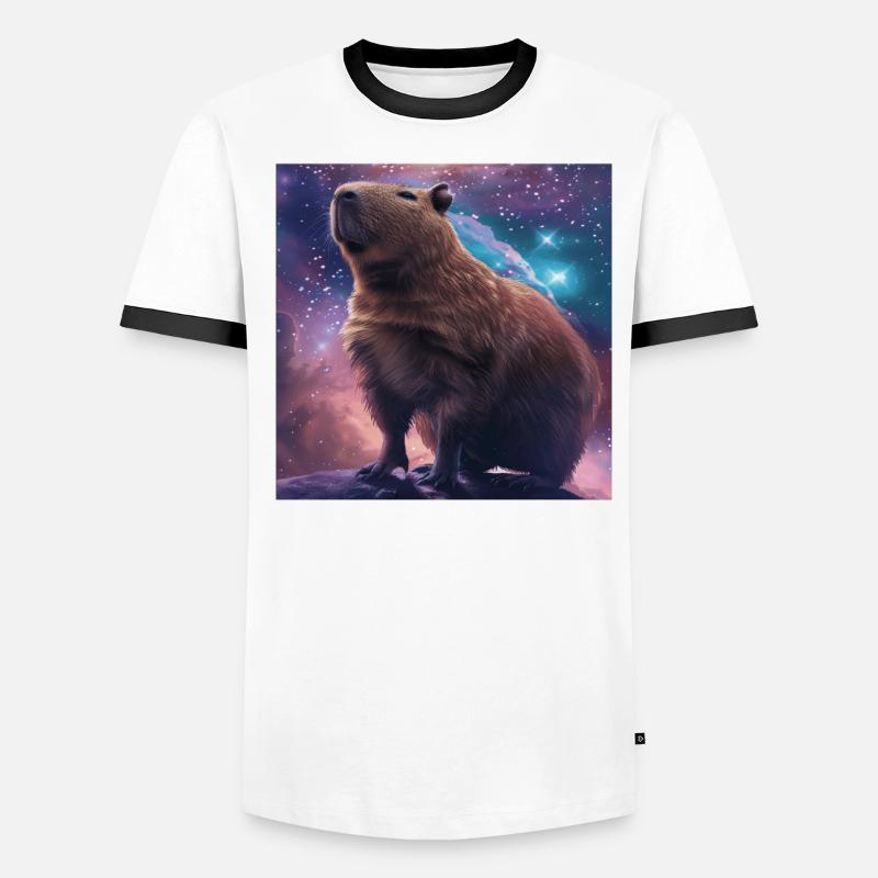 Capybara T-shirt contrasté Homme