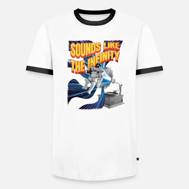 ElementTextsMusicConception d’astronautes T-shirt contrasté Homme