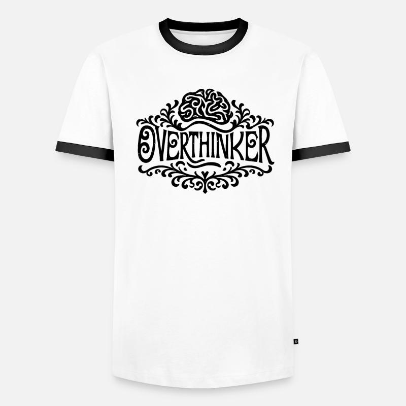 Overthinker overthinking T-shirt contrasté Homme