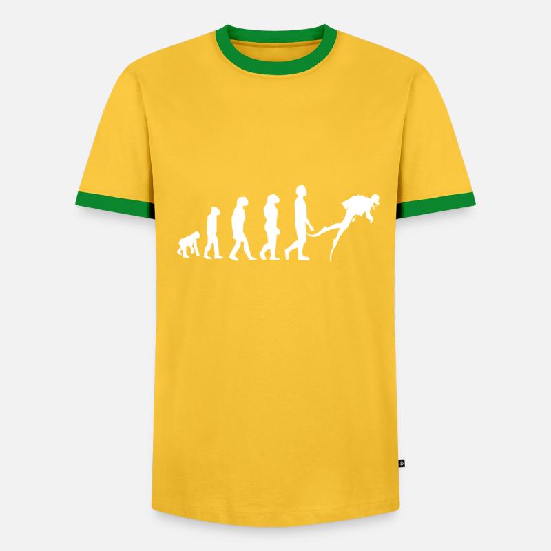 diving evolution - Men's Ringer Shirt - undefined