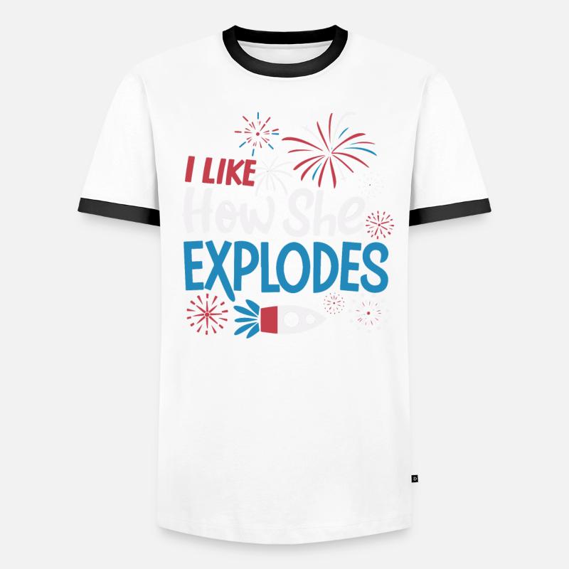 Pyrotechnics Fireworks Pyrotechnics Men's Ringer Shirt