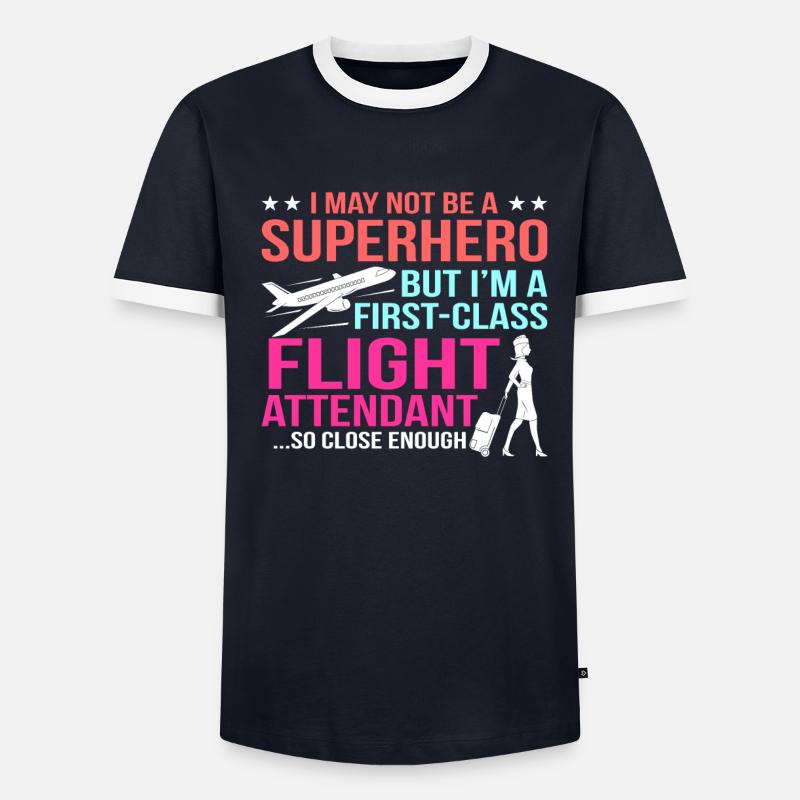 stewardess Men's Ringer Shirt