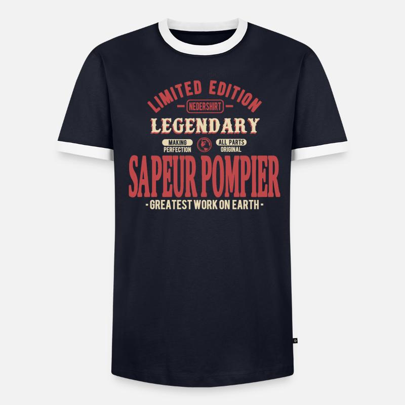 Sapeur-pompier T-shirt contrasté Homme