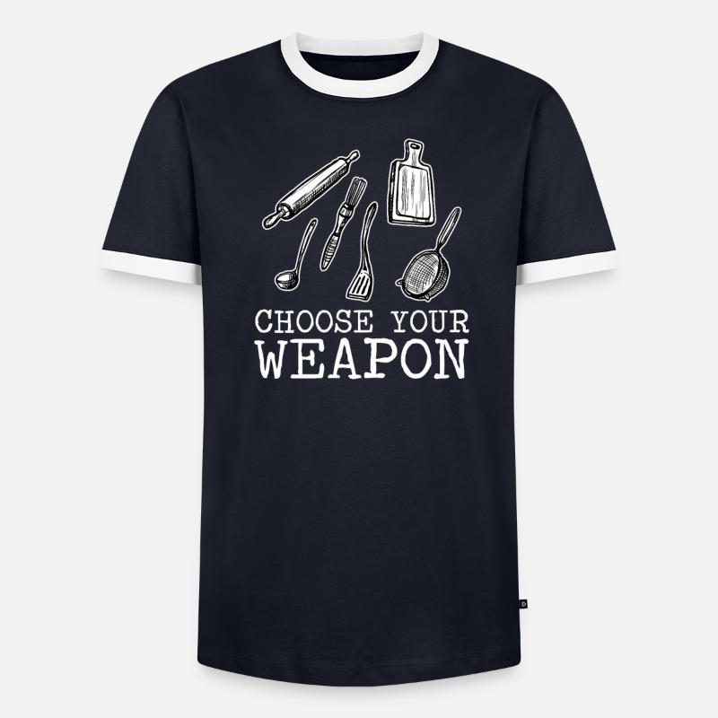 Cuisson T-shirt contrasté Homme