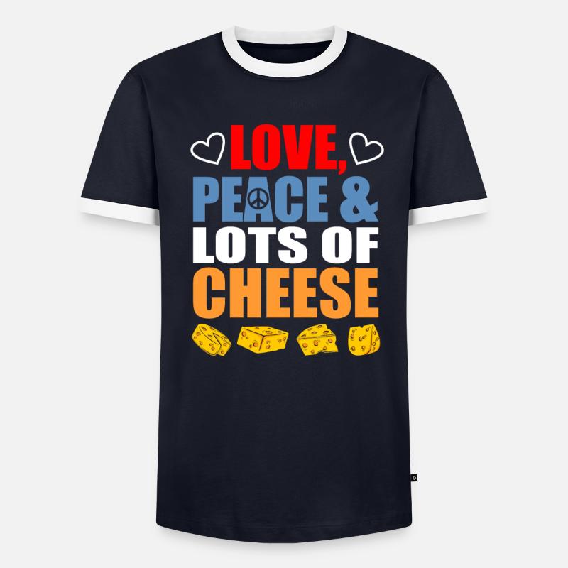 fromage T-shirt contrasté Homme