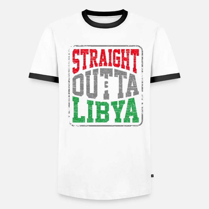 Libya Men's Ringer Shirt