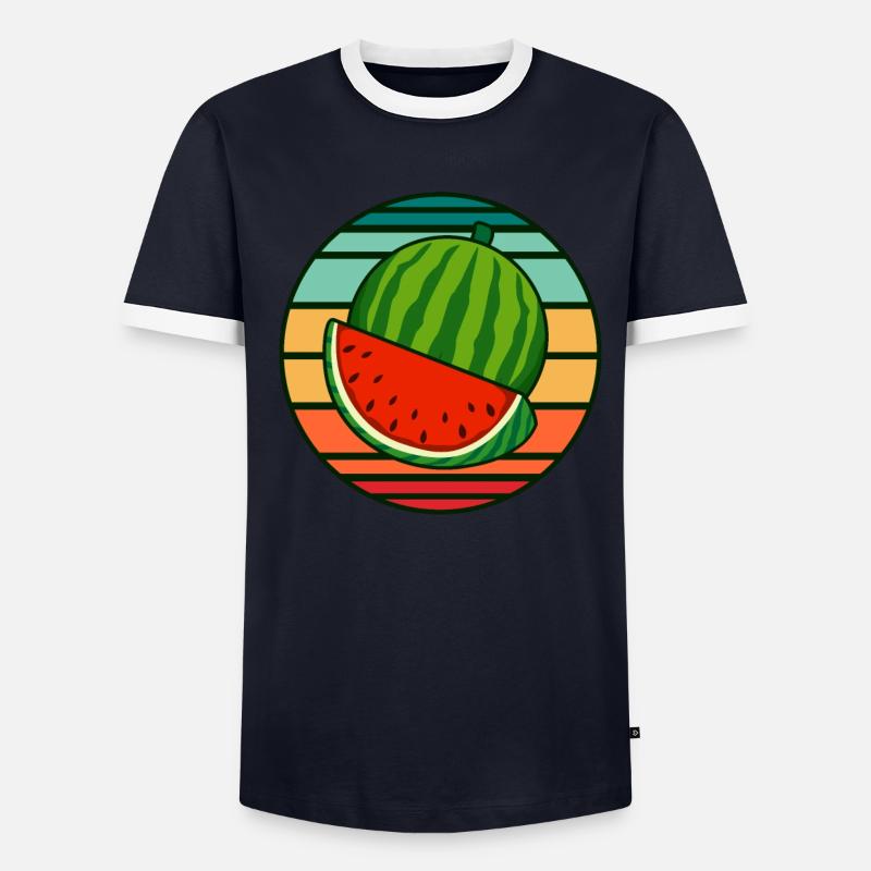 Pastèque T-shirt contrasté Homme