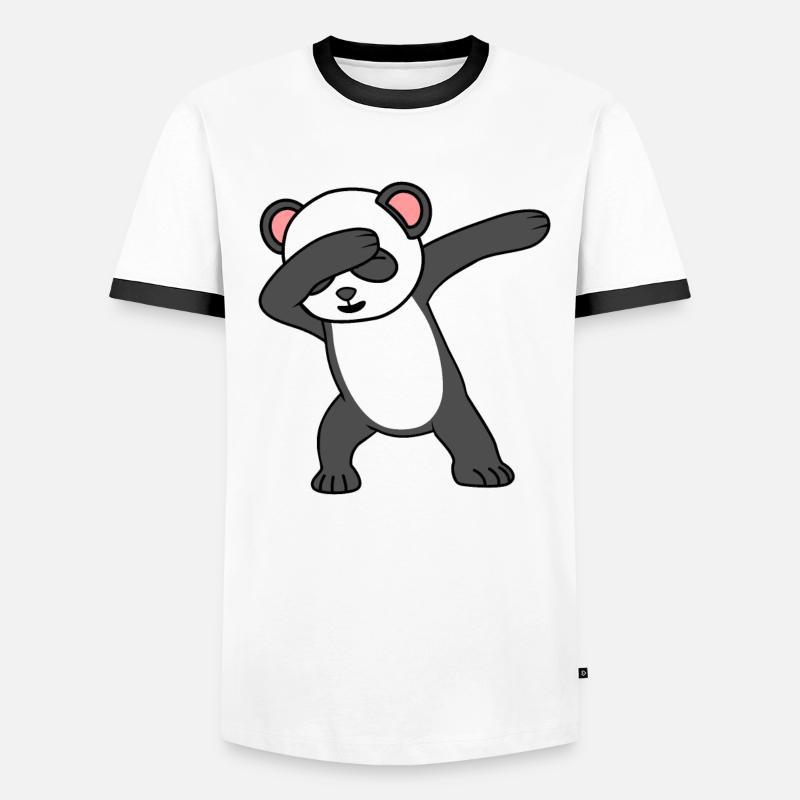 Panda T-shirt contrasté Homme