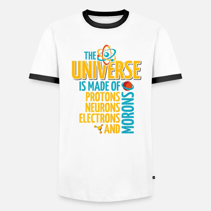 Science T-shirt contrasté Homme