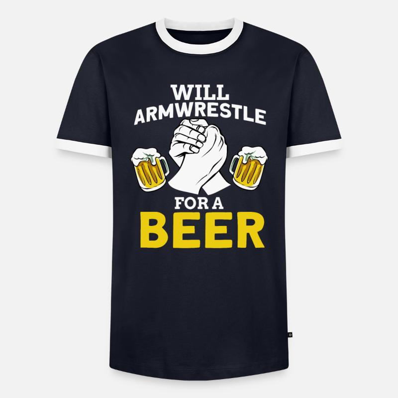 Bras de fer T-shirt contrasté Homme
