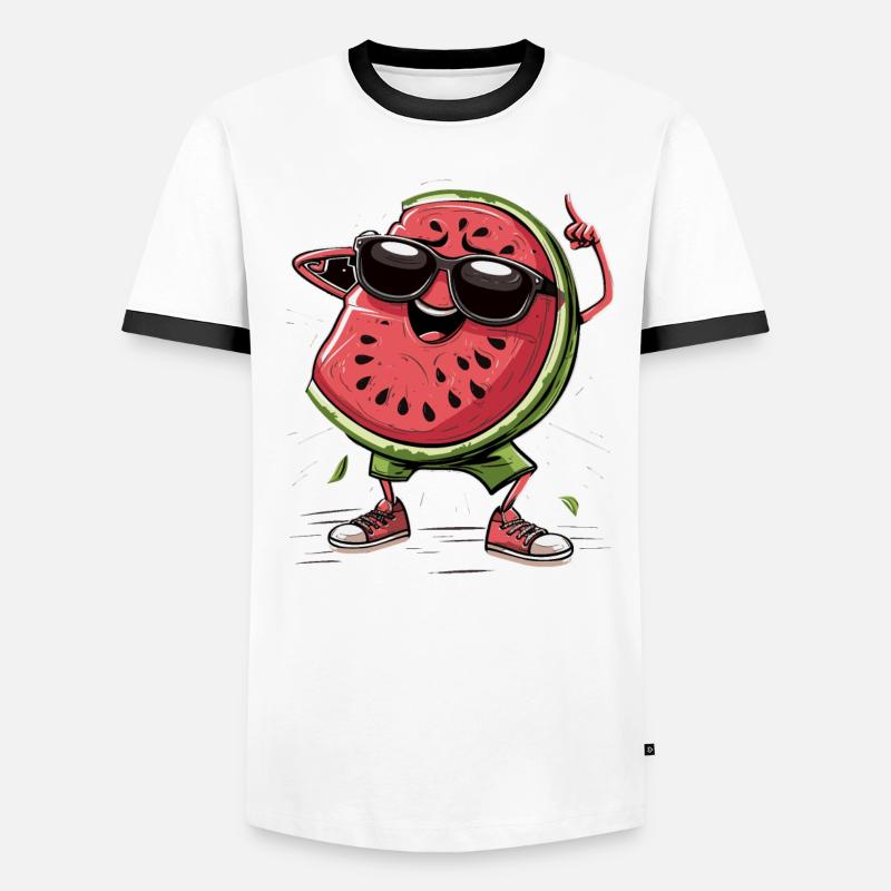 Pastèque T-shirt contrasté Homme