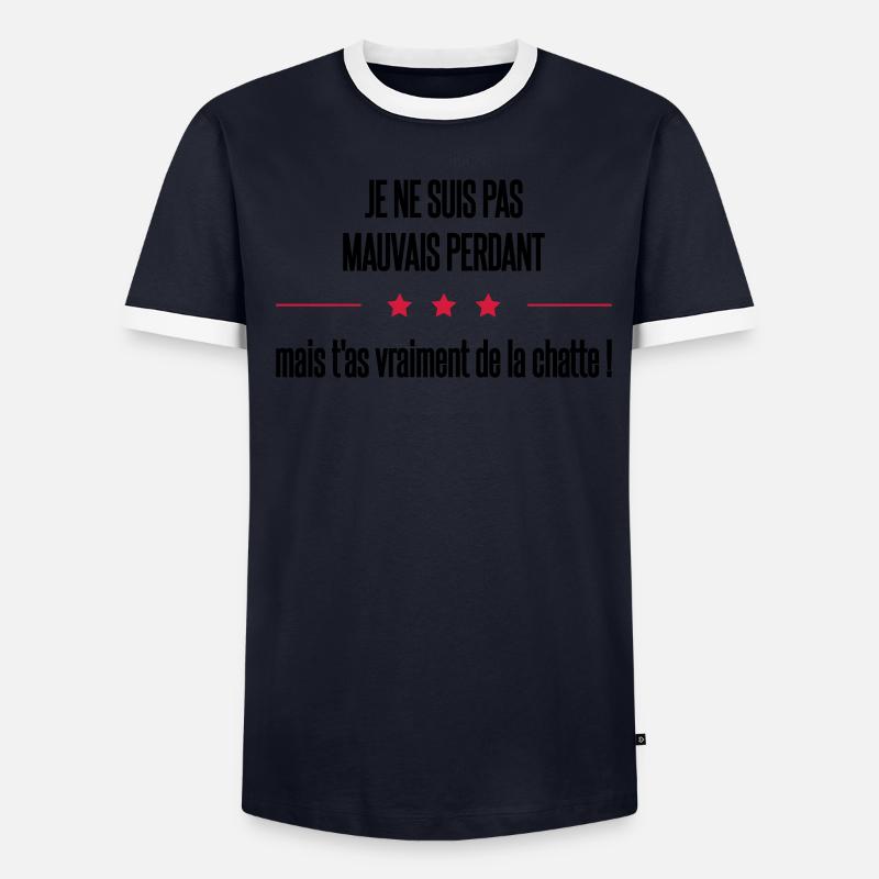 je ne suis T-shirt contrasté Homme