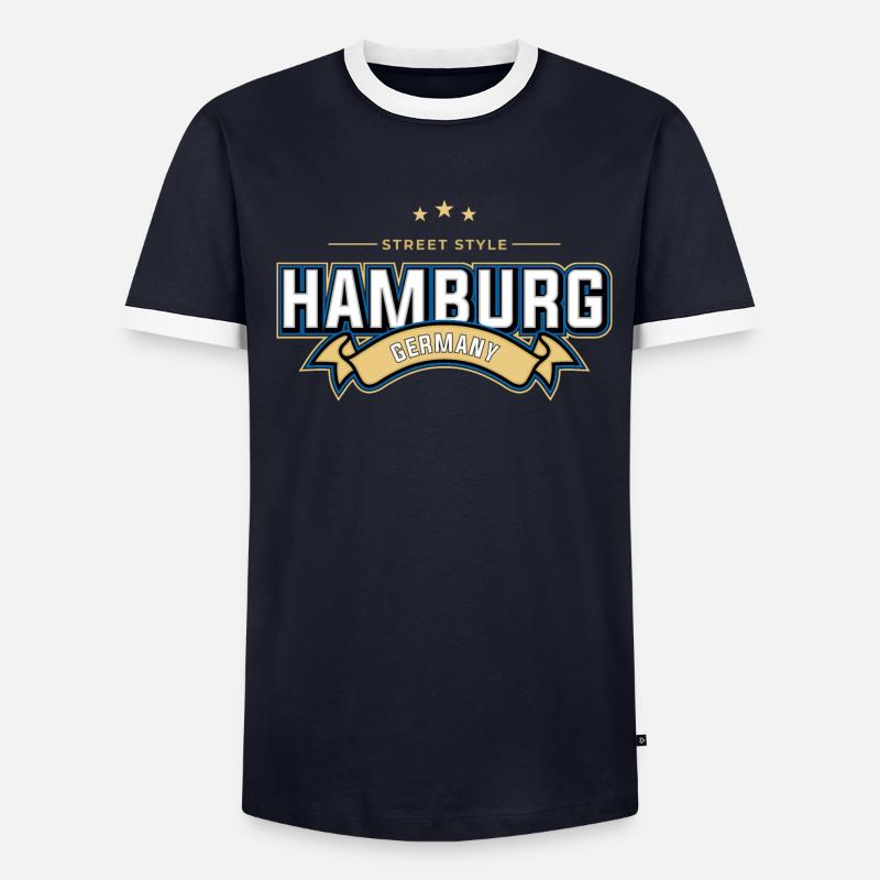 Hambourg T-shirt contrasté Homme